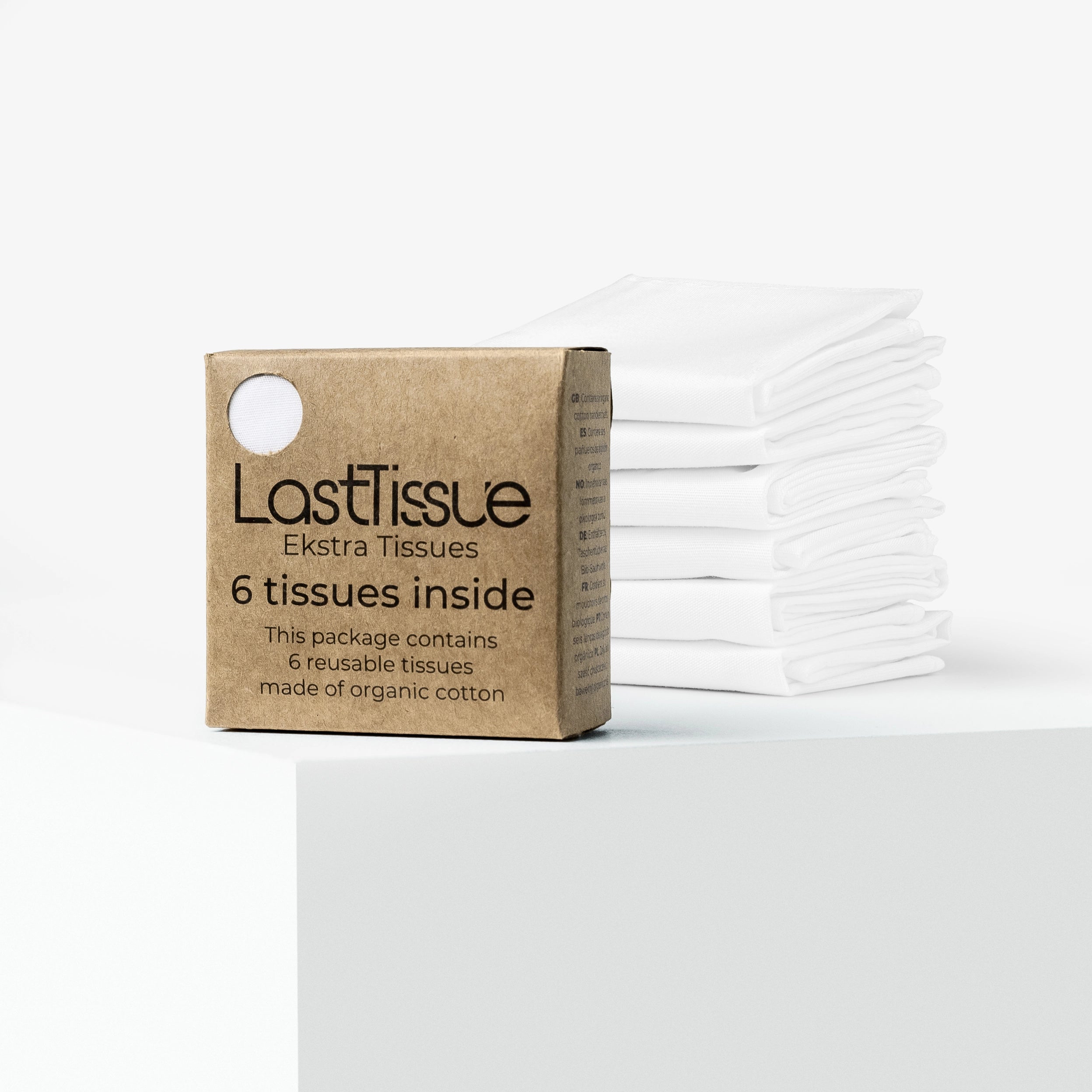 LastTissue Refill - Reusable tissues made from organic cotton