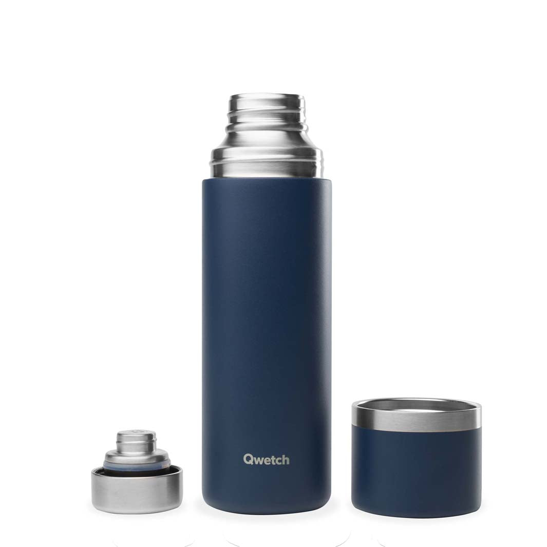 Qwetch - Geïsoleerde Roestvrijstalen Thermosfles - 750 ML