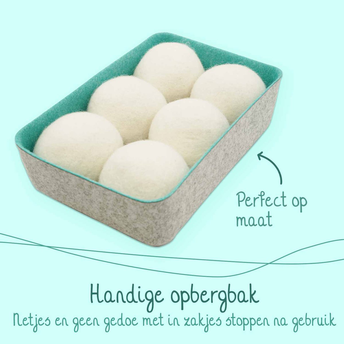 Dryer Balls 6 Pieces with Storage Box