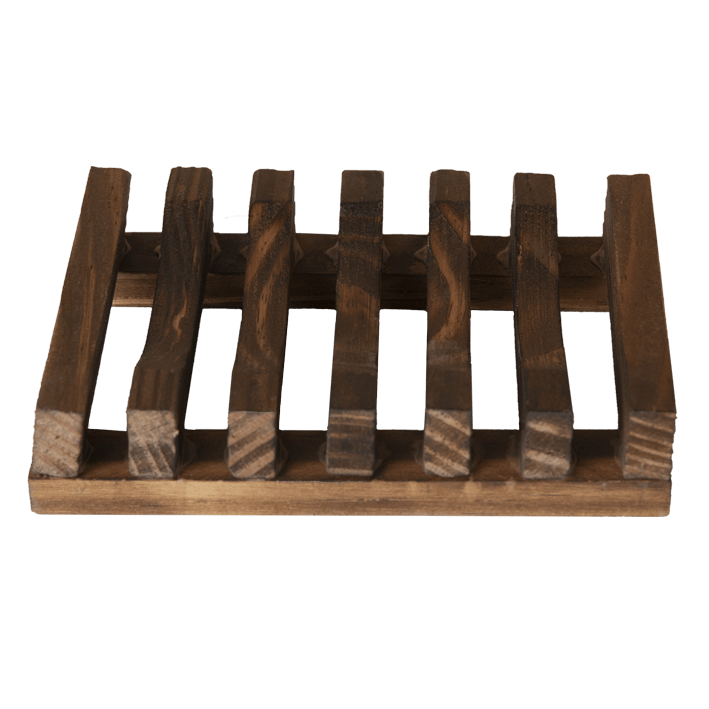 Shampoo Bar / Zeep Houder van Donker Hout