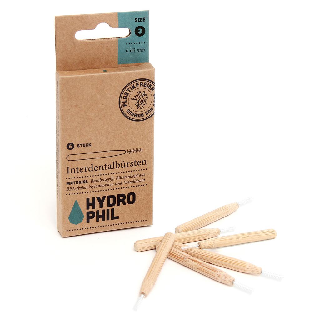 Hydrophil Toothbrushes with bamboo handle and castor oil nylon