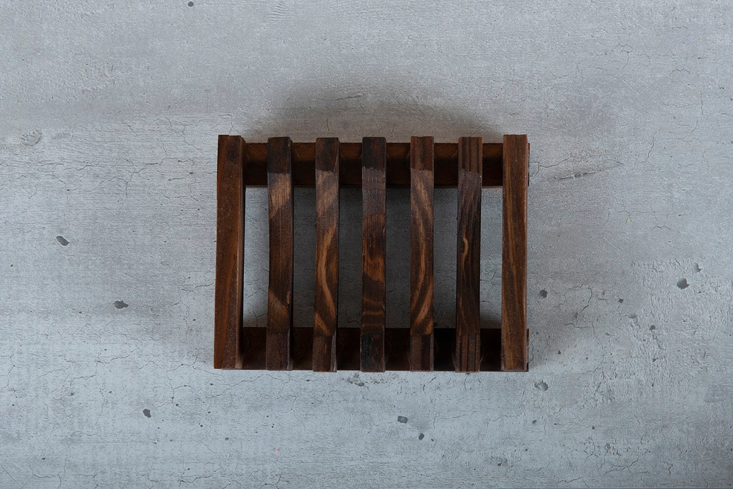 Shampoo Bar / Zeep Houder van Donker Hout