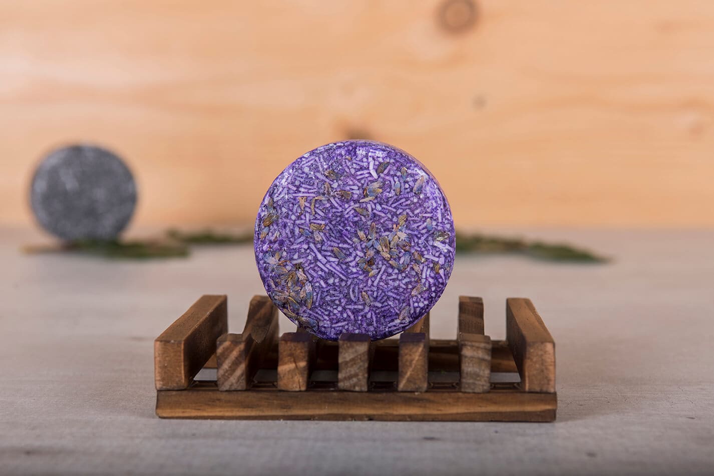 Shampoo Bar / Zeep Houder van Donker Hout