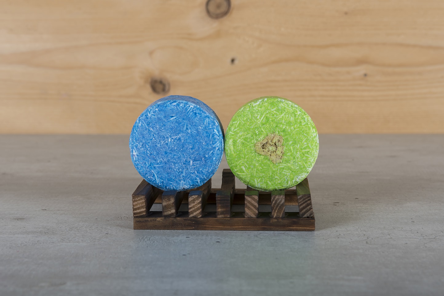 Shampoo Bar / Zeep Houder van Donker Hout