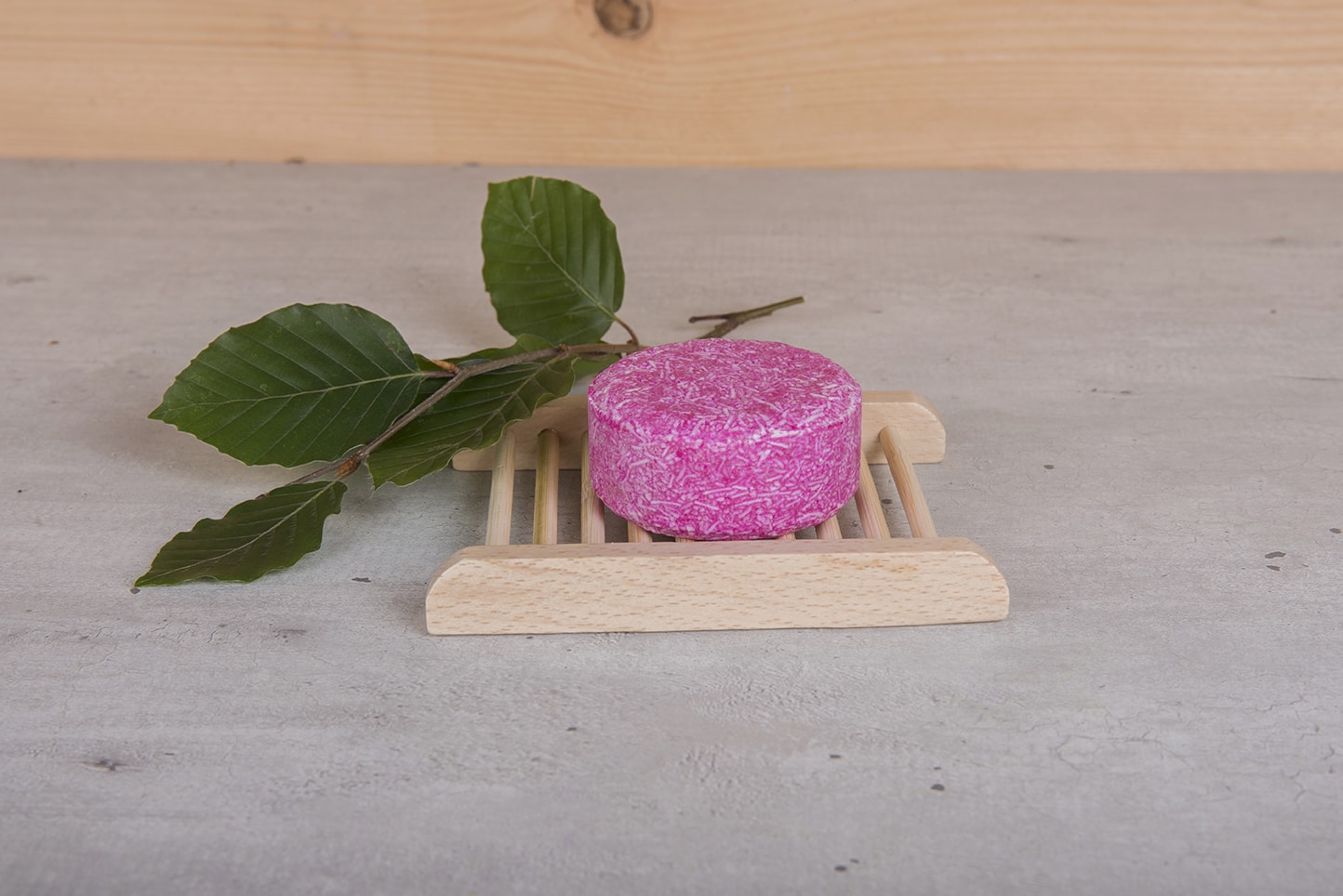 Zeep Shampoo Bar / Zeep Houder van licht Hout