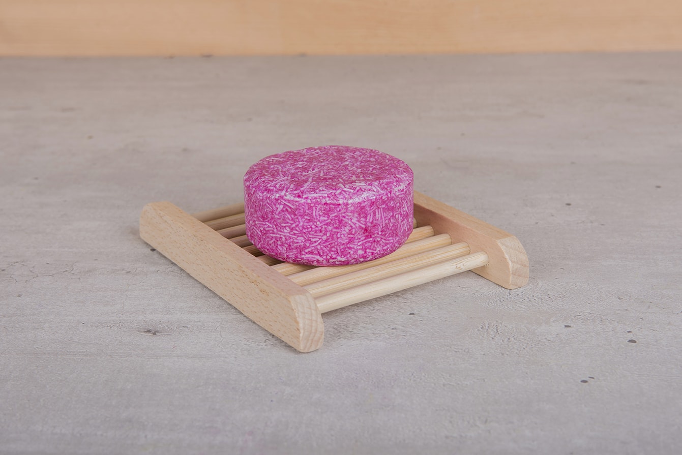 Zeep Shampoo Bar / Zeep Houder van licht Hout