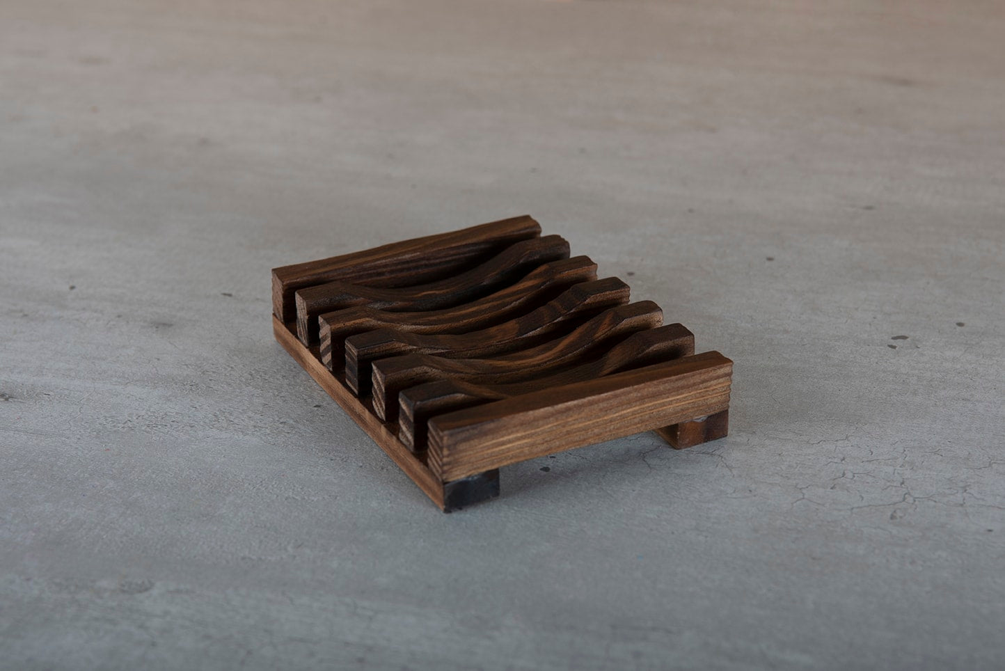 Shampoo Bar / Zeep Houder van Donker Hout