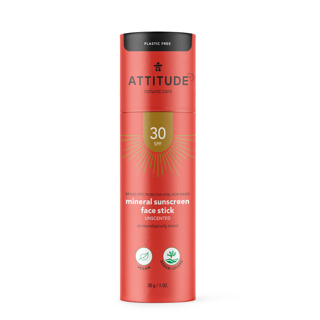 Attitude | Zonnebrand solar stick gezicht SPF30 | Voorkant Verpakking