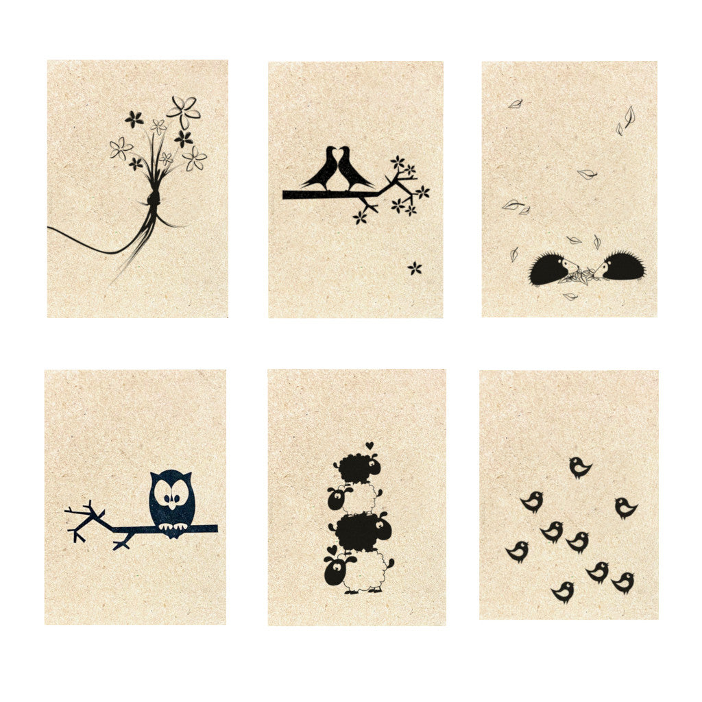 BLOOM Your Message - Enkele Bloeikaart - Kraft Collectie