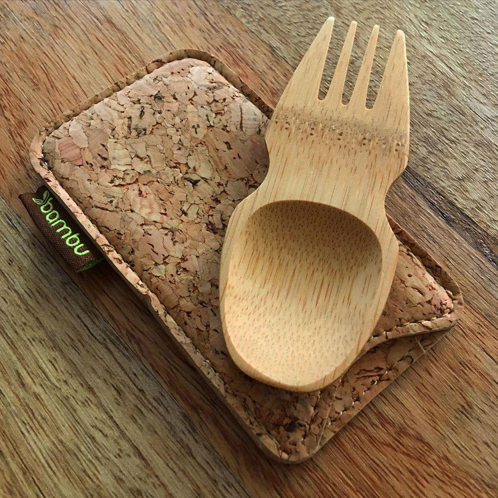 Bambu Bamboo Cork & Spork