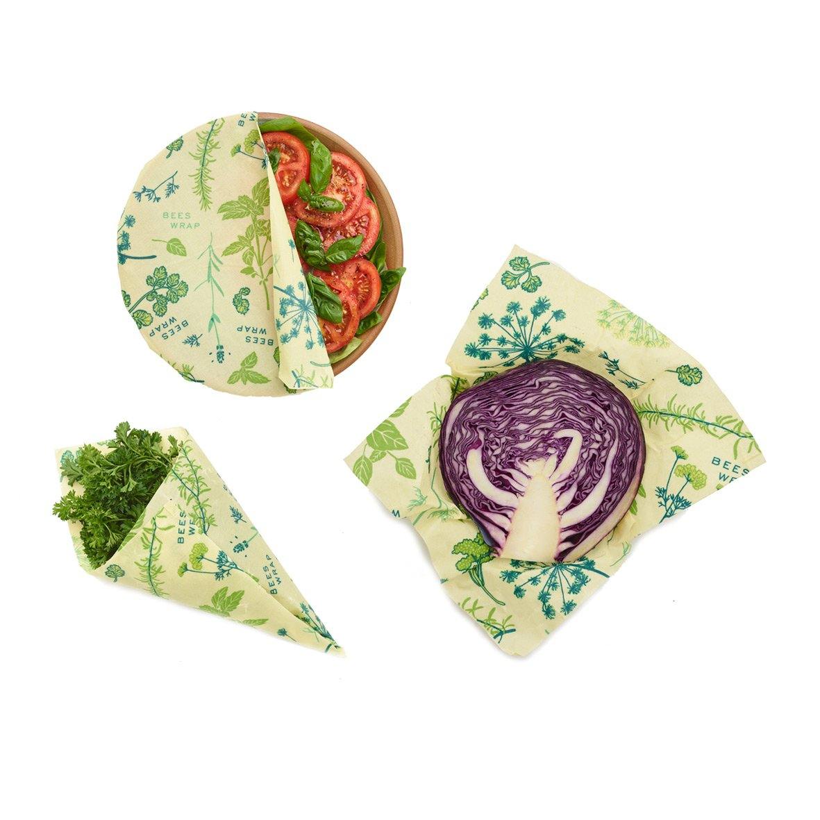 Bee's Wrap Vegan Herb Garden Assorted 3 Pack