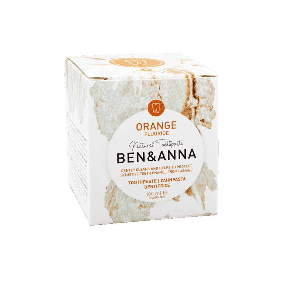 Ben&Anna Natural Toothpaste Orange Fluoride Packaging