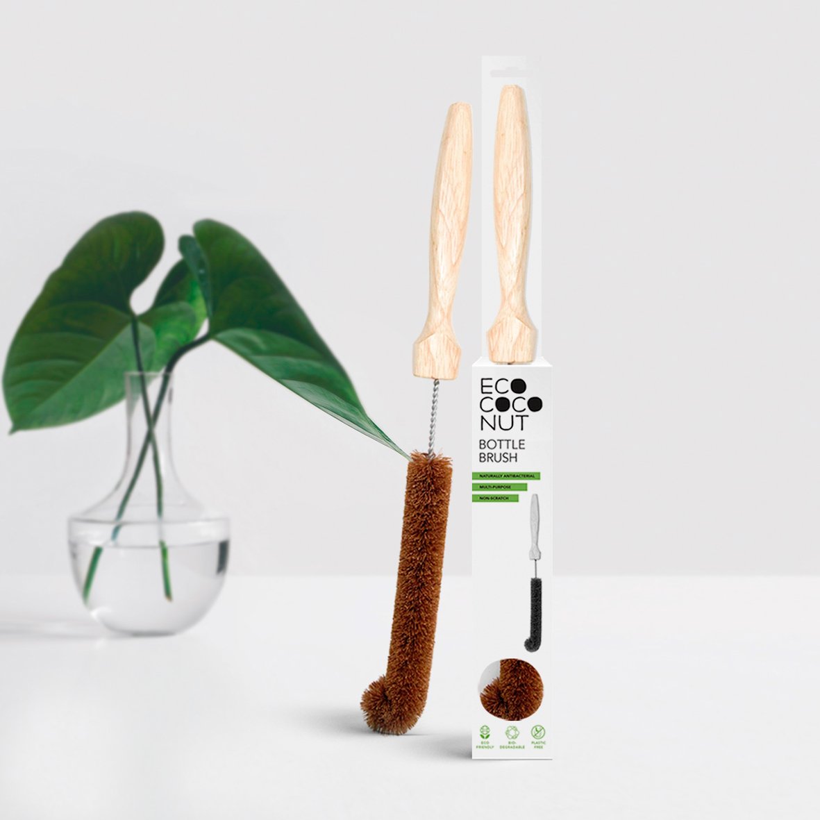 EcoCoconut kokosnoot flessenborstel