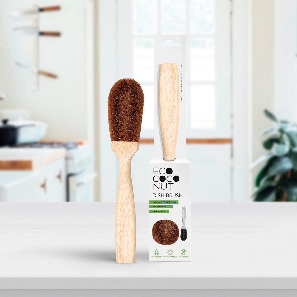 Ecococonut Kokosnoot Afwasborstel