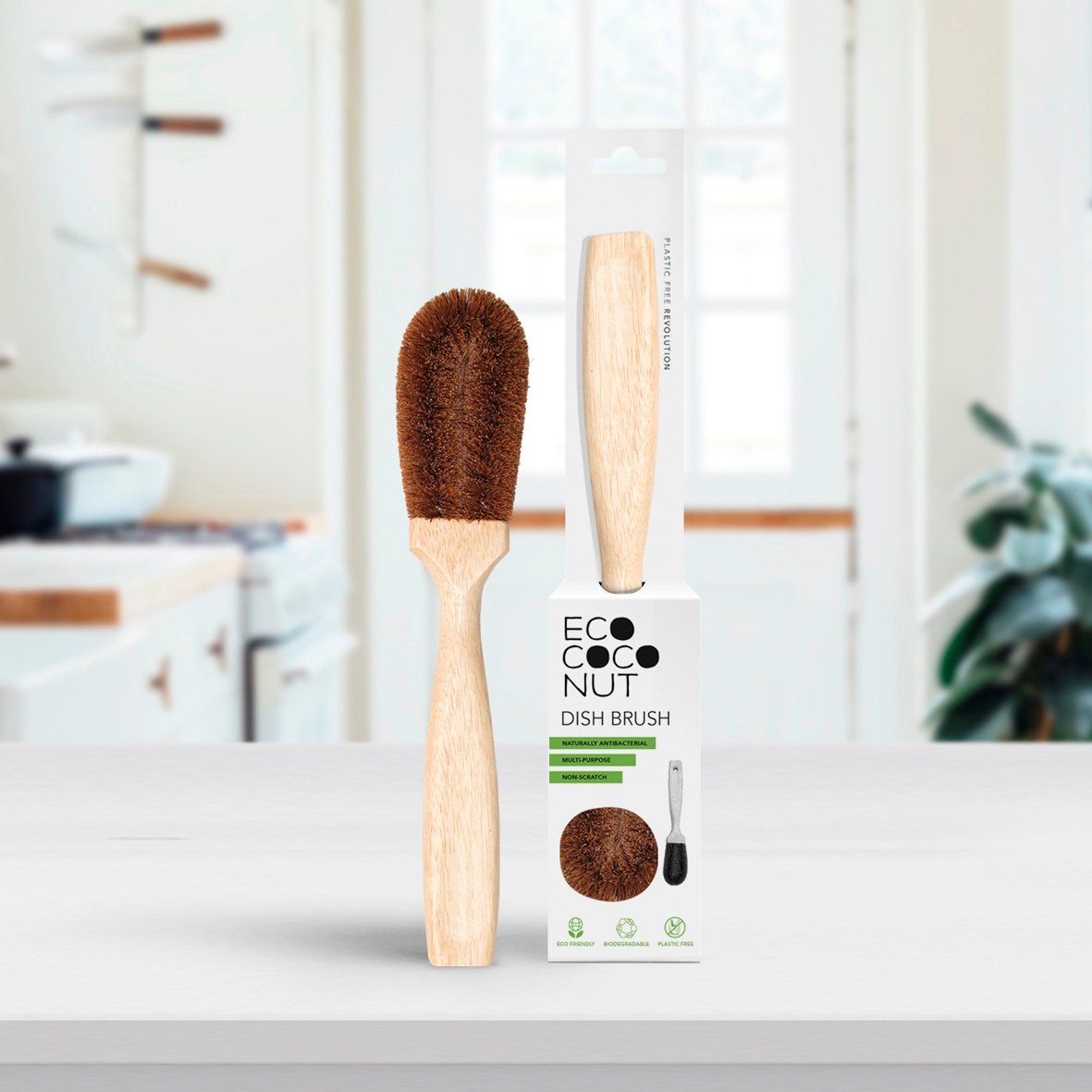 Ecococonut kokosnoot afwasborstel