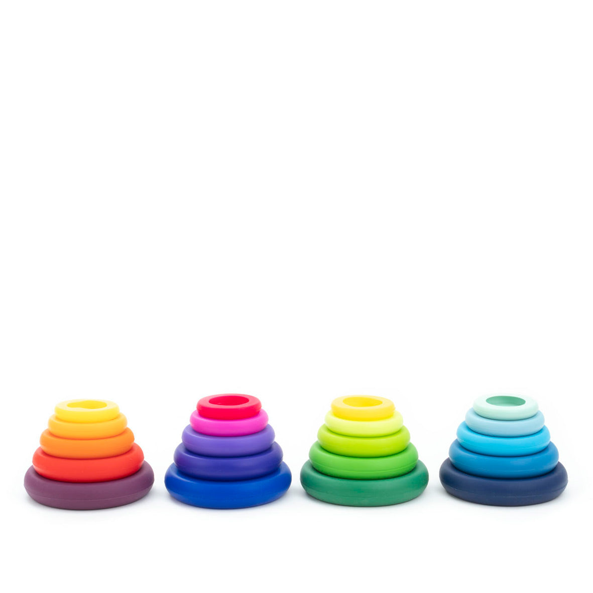 Food Huggers Stacked Arrangement Set of 5 All Colours