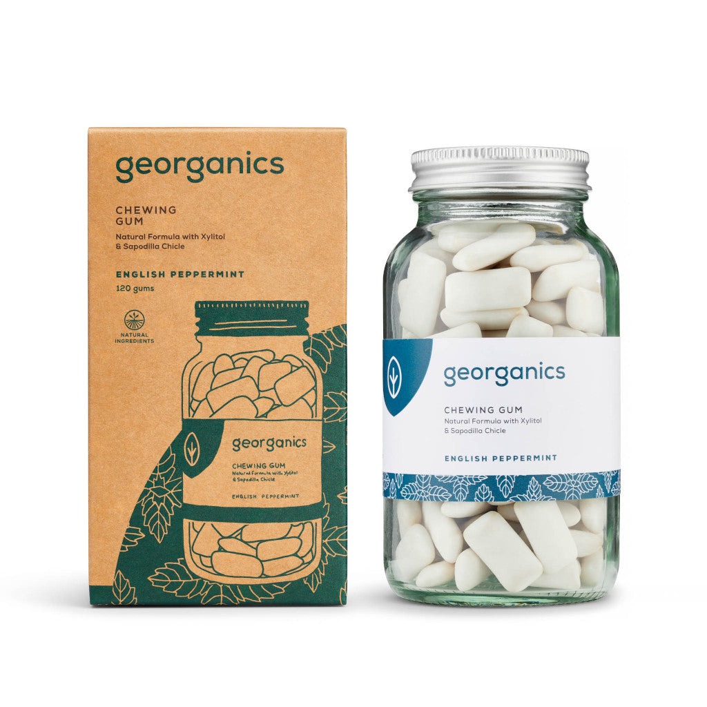 Georganics Chewing Gum Refill English Peppermint