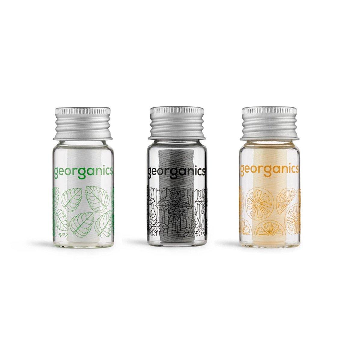 Georganics Flosdraad met Dispenser - Alle smaken
