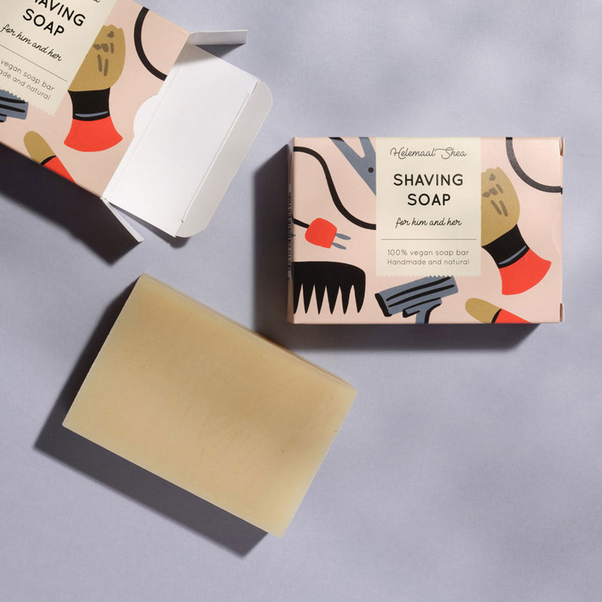 HelemaalShea Shaving Soap