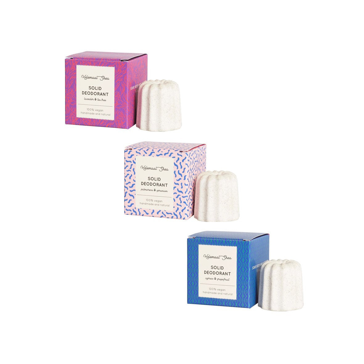 HelemaalShea Solid Deodorant All Flavours
