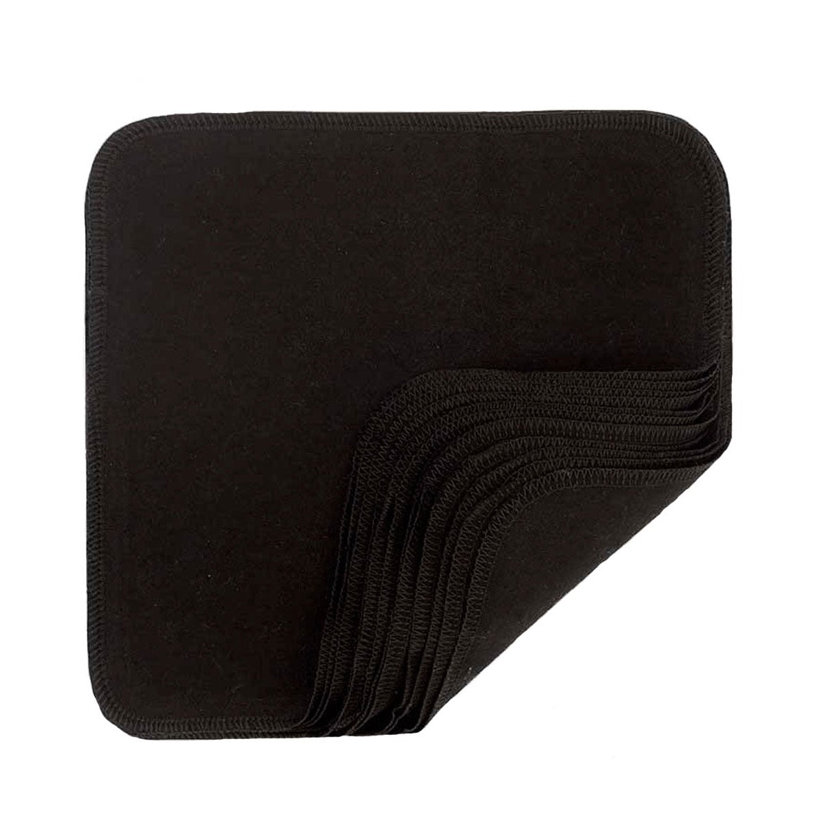 ImseVimse Reusable Cotton Wipes Black