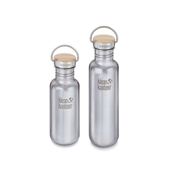 Klean Kanteen Reflect 27oz (w/Bamboo Cap) Mirrored Stainless