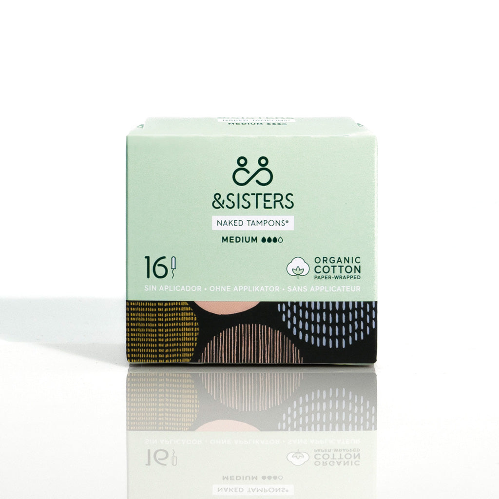 &Sisters Paper-Wrapped Organic Cotton Naked Tampons - Medium