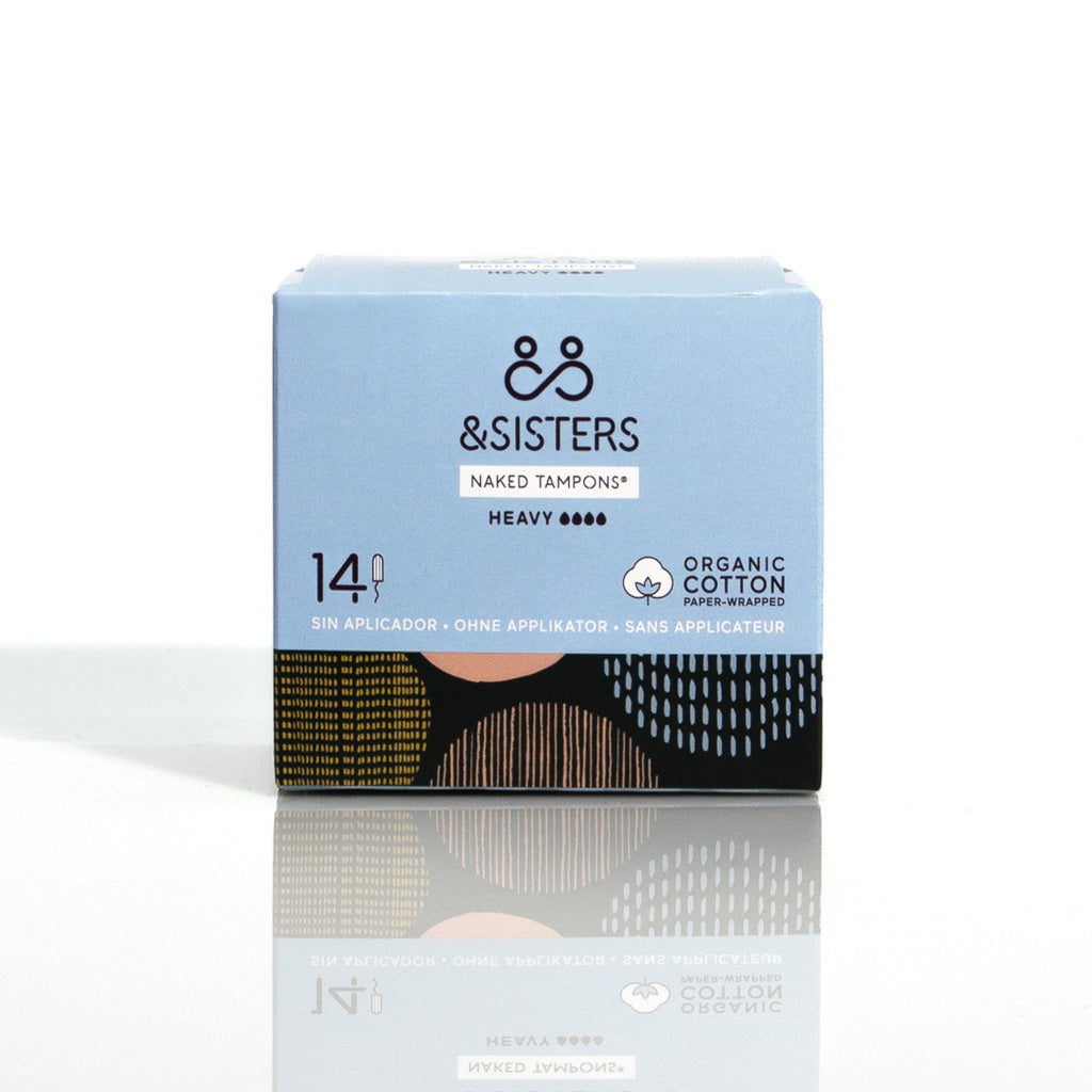 &Sisters Paper-Wrapped Organic Cotton Naked Tampons - Heavy