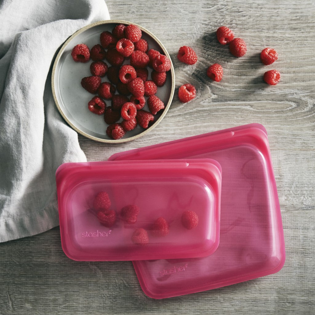 Stasher Bag Snack en Sandwich Raspberry