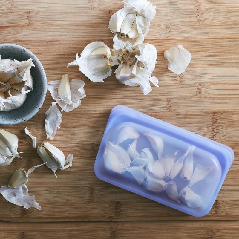 Stasher Bag Snack Amethyst Garlic