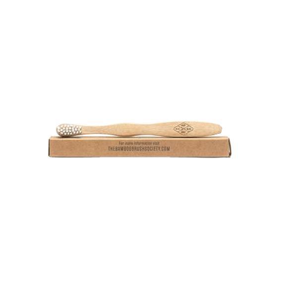 Bamboe Kindertandenborstel-Tandenborstels-The Bamboo Brush Society-Zo Zero