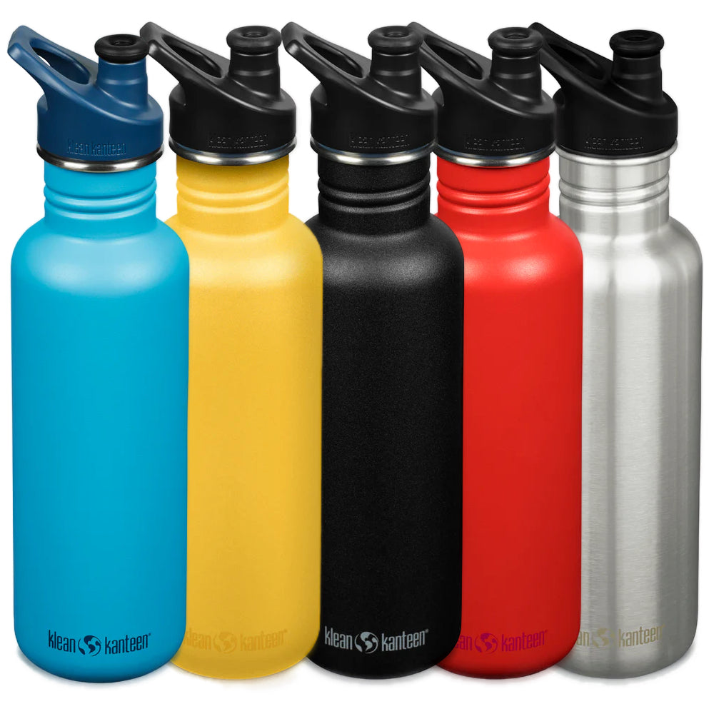 Klean Kanteen Drinking Bottle Classic - 800 ml - with sports cap