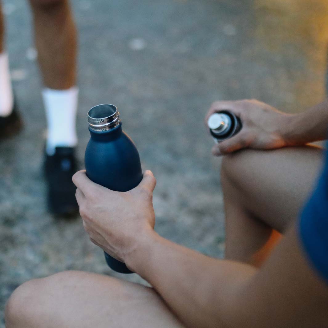 Qwetch - Insulated Stainless Steel 'Active' Bottle - Navy