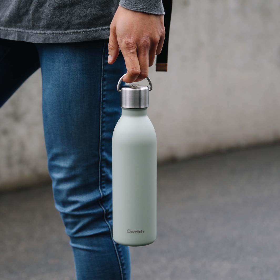 Qwetch - Insulated Stainless Steel 'Active' Bottle - Linden