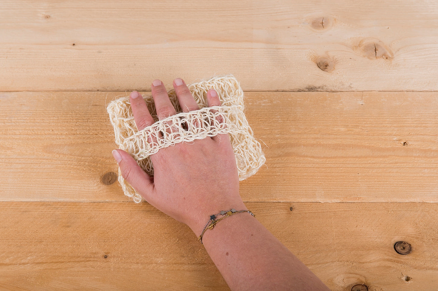 Happy Scrub Handschuh – Sisal und Baumwolle