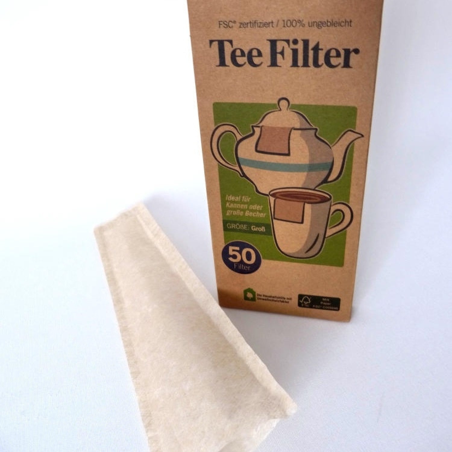 If You Care Teefilter – ungebleichtes und chlorfreies (TCF) Papier