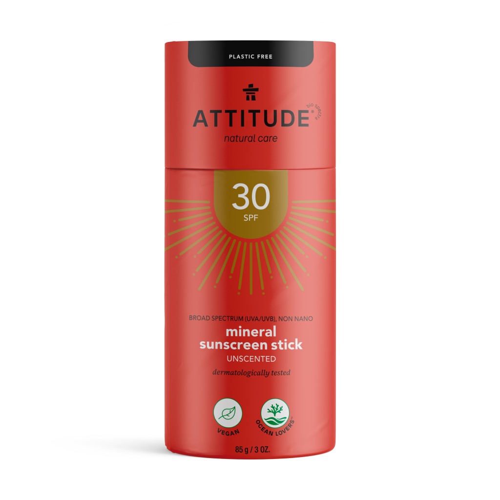 Attitude | Minerale Zonnebrancrème SPF 30 | Stick | Unscented