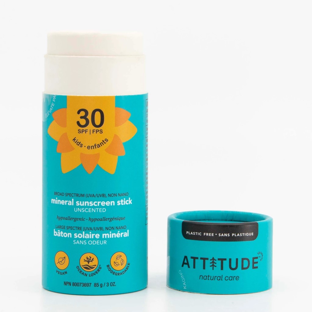 Attitude | Minerale Zonnebrancrème Kids SPF 30 | Stick | Unscented - Open
