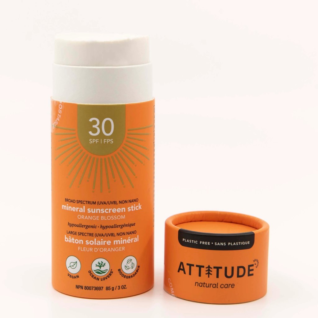 Attitude | Minerale Zonnebrancrème SPF 30 | Stick | Orange Blossom - Open