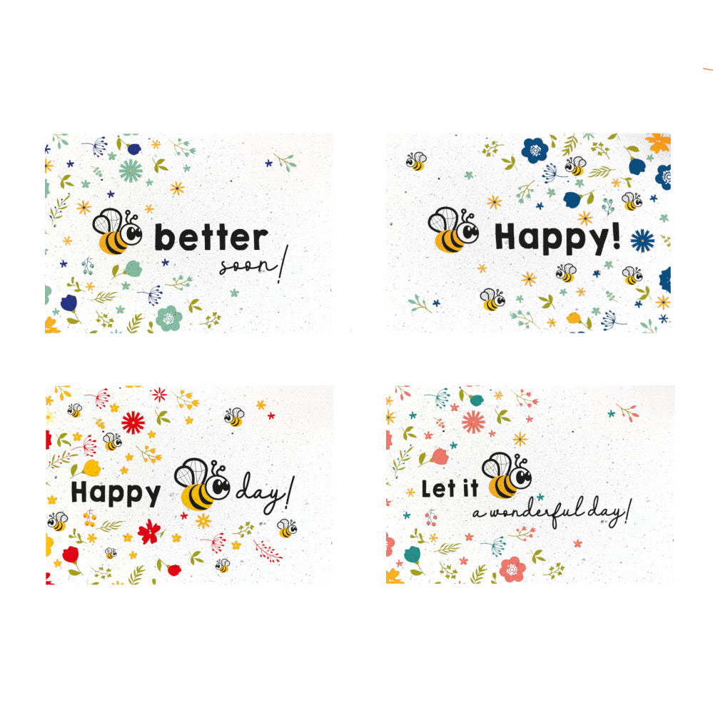 BLOOM Your Message - Bloeikaart - Wilde Bloem-Zaadmix - Bee Collectie