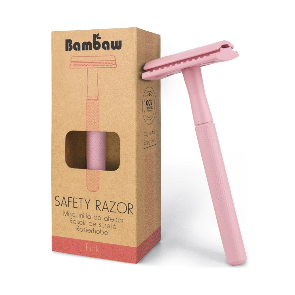 Bambaw Metal Safety Razor - Roze