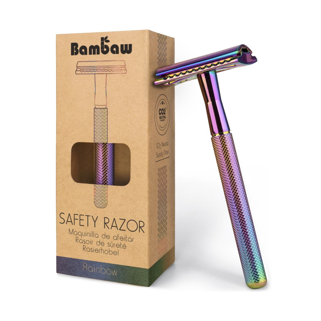 Bambaw Metal Safety Razor - Regenboog