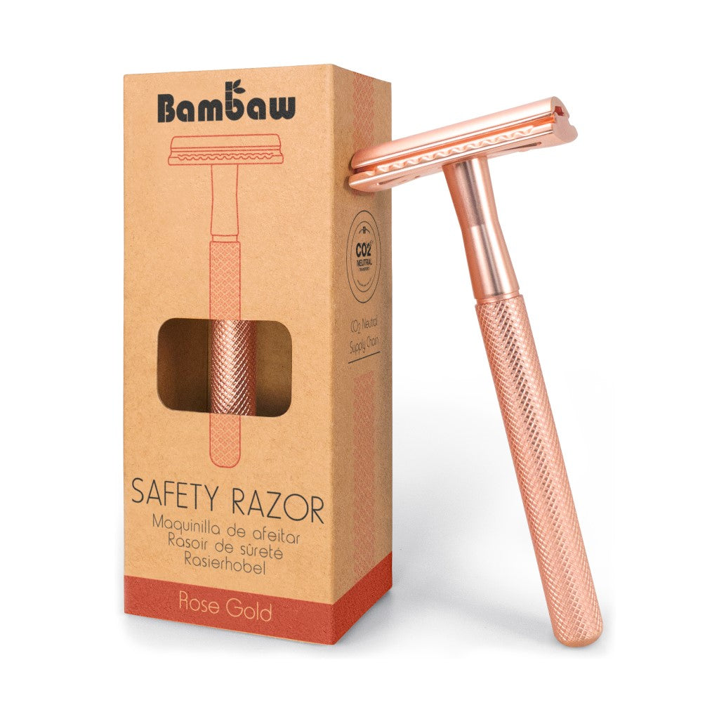 Bambaw Metal Safety Razor - Roségoud
