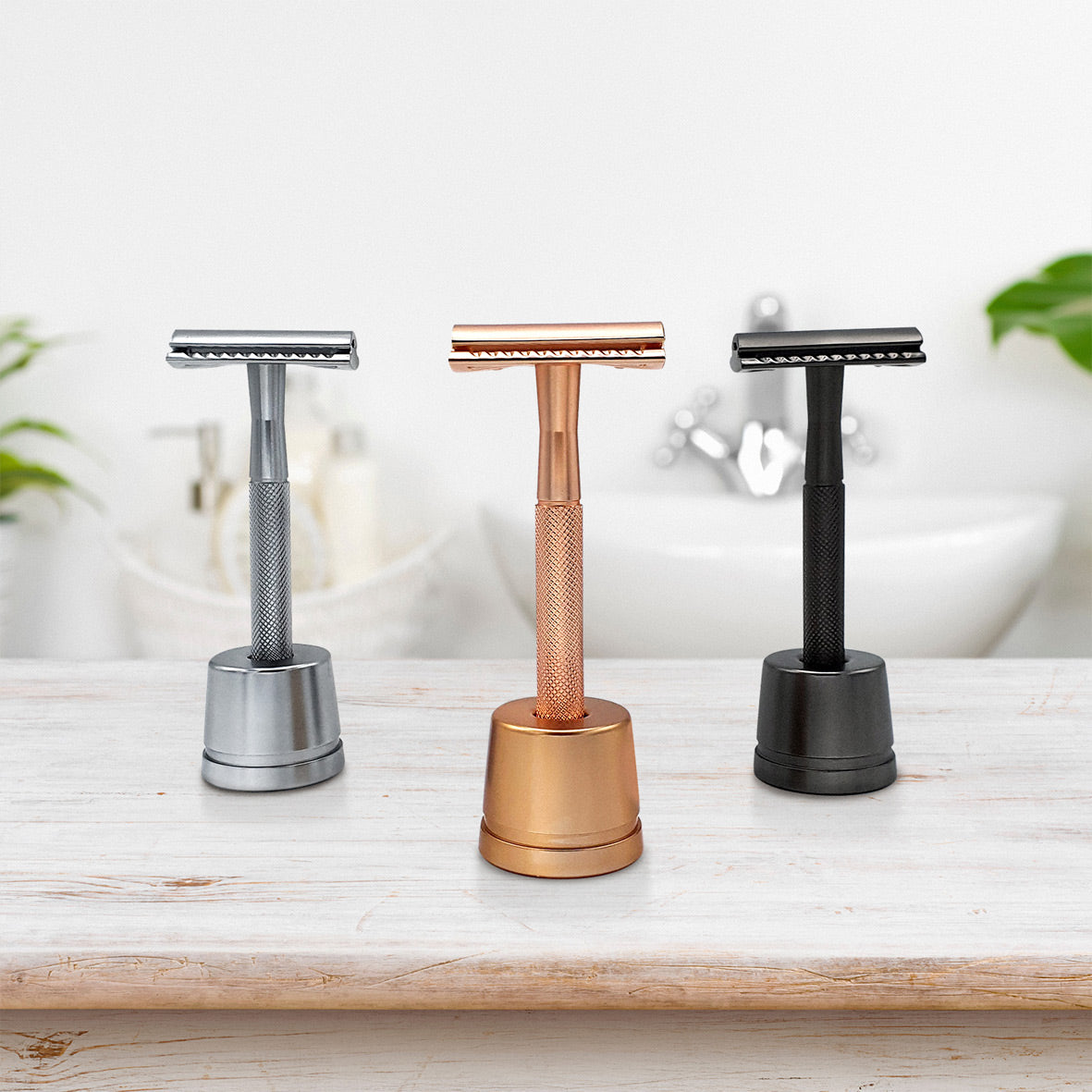 Bambaw Safety Razor with Holder All Colours