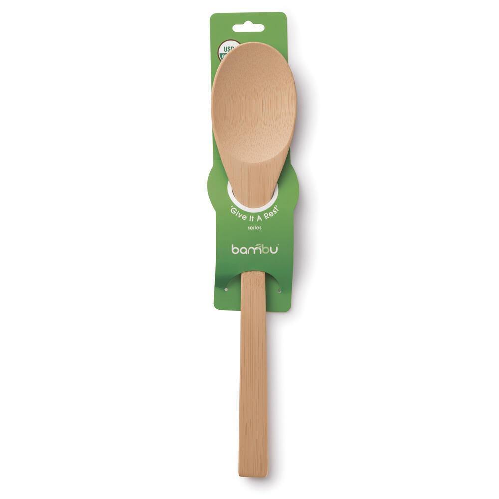 BambuHome Give-it-a-rest cooking spoon