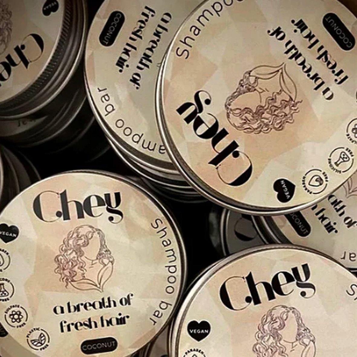 Chey Haircare Bewaar & Reis Blikjes voor shampoo + conditioner bars