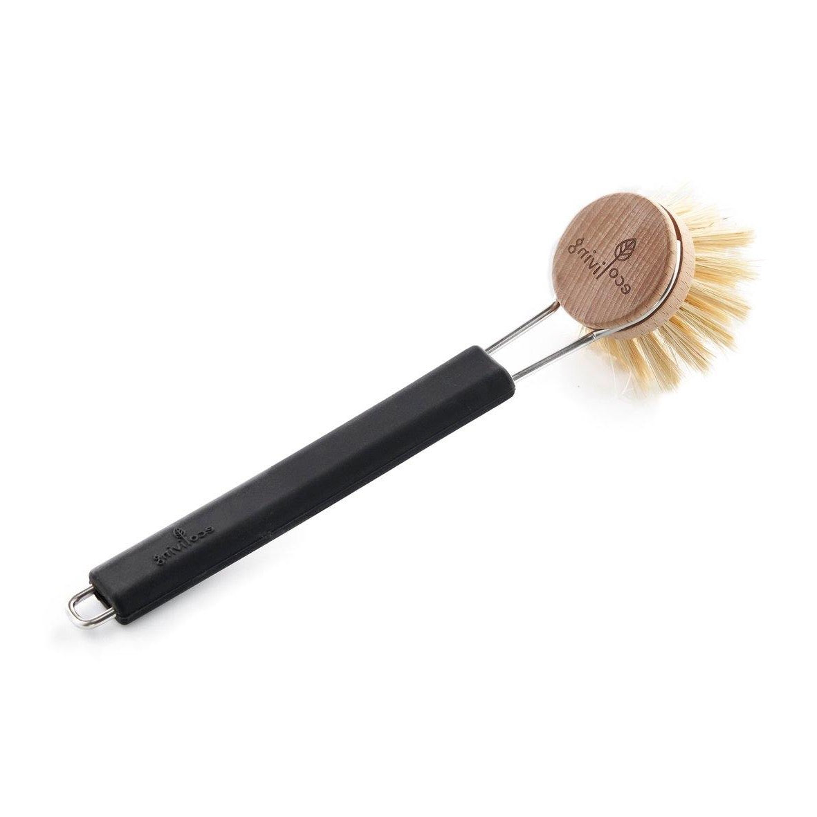 EcoLiving Silicone Dishwashing Brush Black