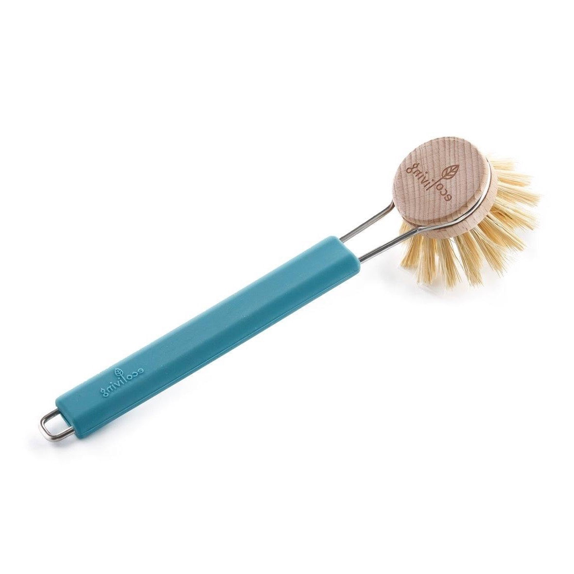 EcoLiving Silicone Dishwashing Brush Petrol