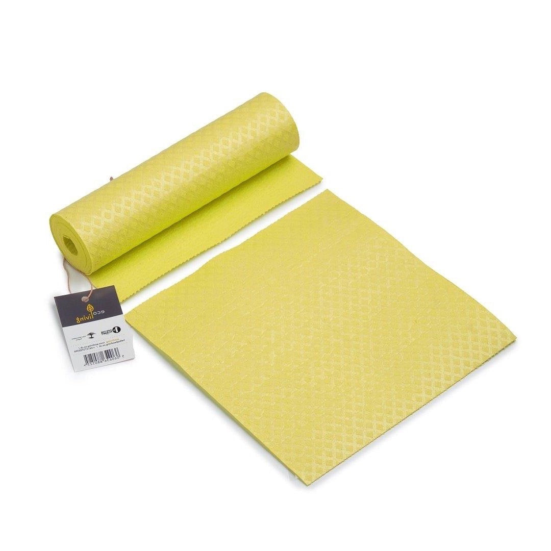 Ecoliving Compostable Sponge Roll Yellow