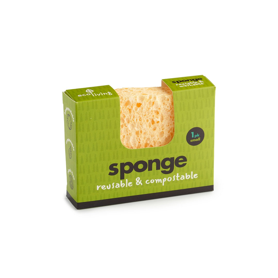 EcoLiving Compostable UK Sponge Single Small